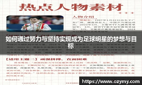 如何通过努力与坚持实现成为足球明星的梦想与目标